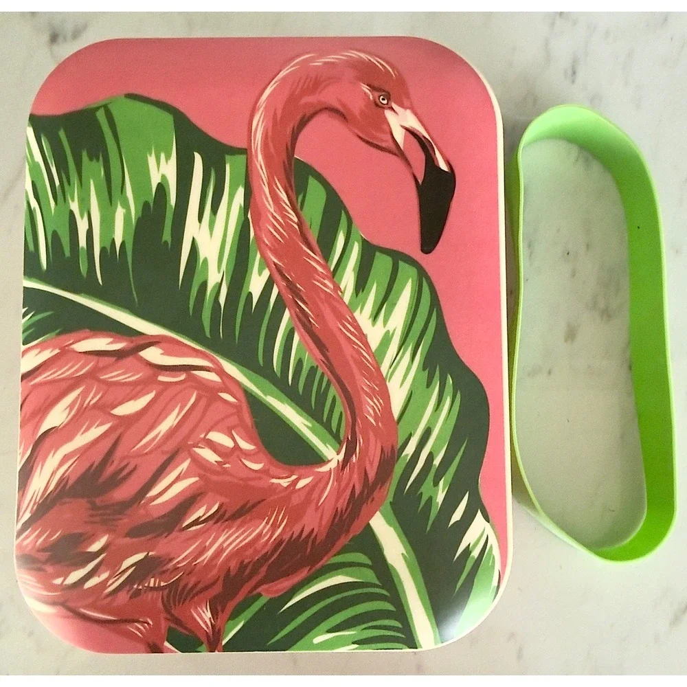 Flamingo Print Bento Lunch Box, All Boxed Up by Eco One